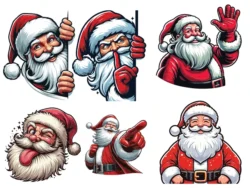 Santa print