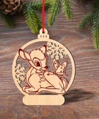 Bambi Disney Christmas Ball