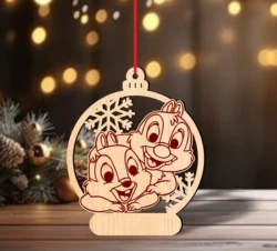 Chip And Dale Disney Christmas Ball