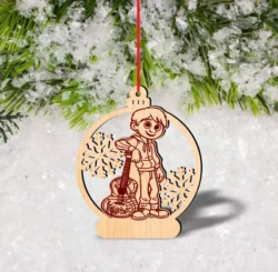 Coco With Guitar Disney Christmas Ball