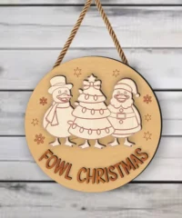 Duck Christmas Sign