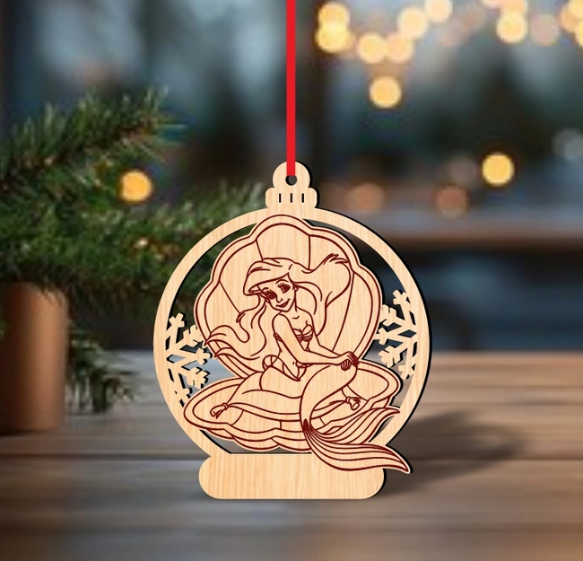 Mermaid Disney Christmas Ball