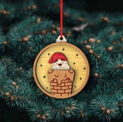 Сhristmas Ornament With Santa
