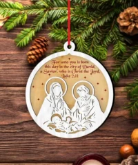 Nativity Christmas Ornament