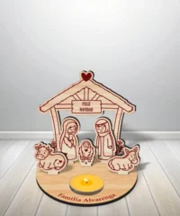 Nativity Scene Candle Holder Nativity Scene Candle Holder